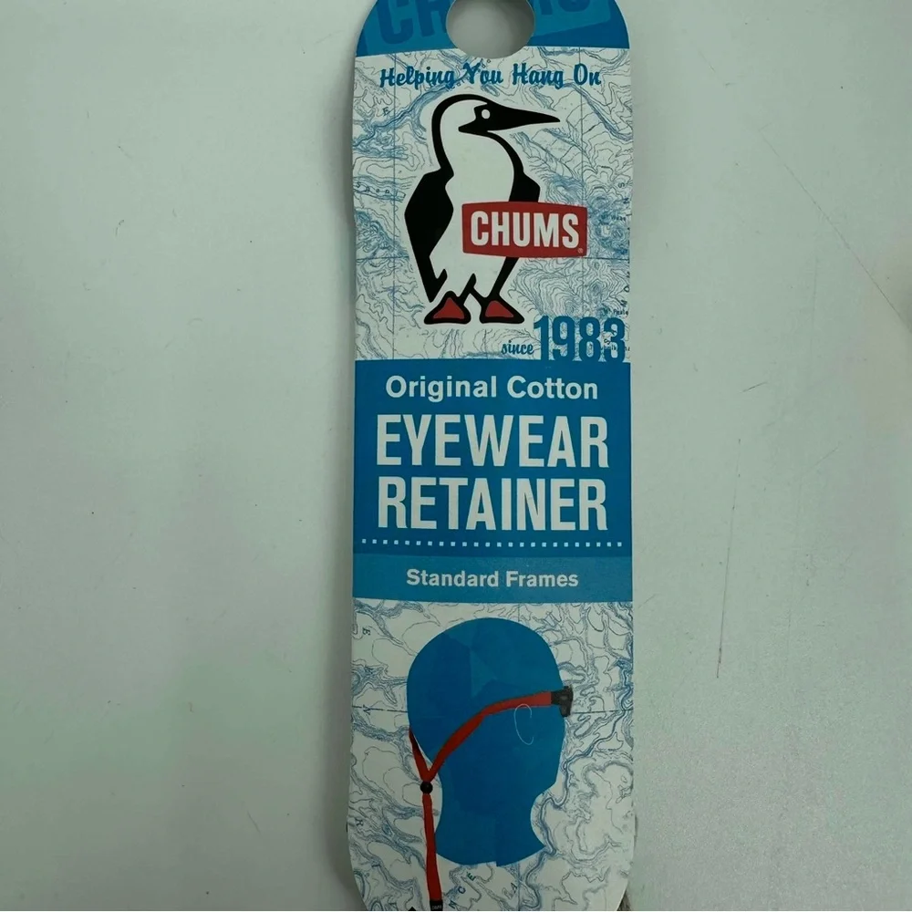 CHUMS Original Cotton Eyewear Retainer Standard Temples Unisex NEW Green
